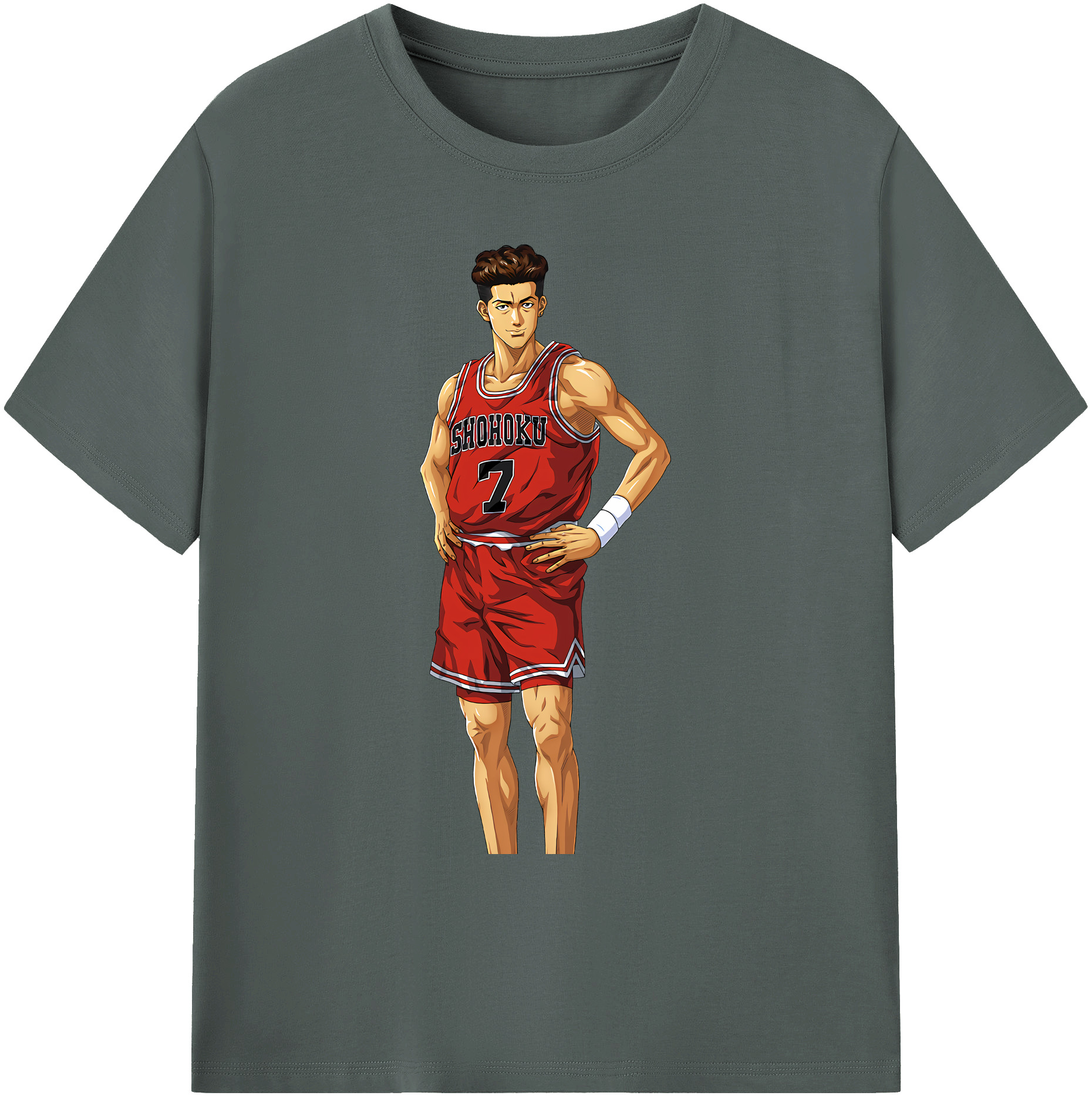 （画像用） SLAM DUNK／スラムダンク 綿100％ メンズ半袖Tシャツ｜肌触りやわらか＆通気性